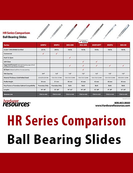 Ball Bearing Slide Comparisons