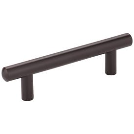 96 mm Center-to-Center Dark Bronze Key Largo Cabinet Bar Pull