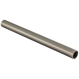 24 Satin Nickel 1-5/16"x8' Round Aluminum Closet Rods