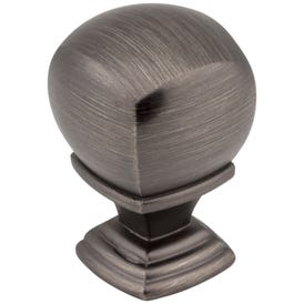 7/8" Overall Length  Brushed Pewter Katharine Cabinet Knob