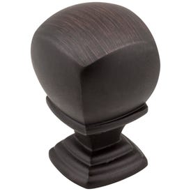 7/8" Overall Length  Brushed Oil Rubbed Bronze Katharine Cabinet Knob