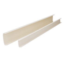White Plastic Cover for Drawer Member of 45 mm Height Ball Bearing Side Mount Drawer Slides