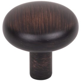 1-1/4" Diameter Brushed Oil Rubbed Bronze Loxley Cabinet Knob