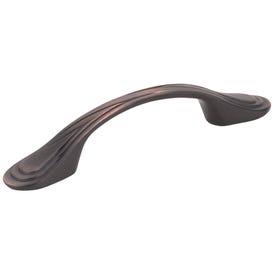 3" Center-to-Center Brushed Oil Rubbed Bronze Westbury Cabinet Pull