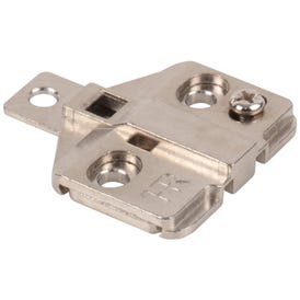 Heavy Duty 0 mm Cam Adjustable 3 Hole Zinc Die Cast Plate for 500 Series Euro Hinges
