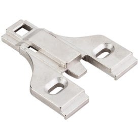 Heavy Duty 6 mm Non-Cam Adj Zinc Die Cast Plate without Screws for 500 Series Euro Hinges