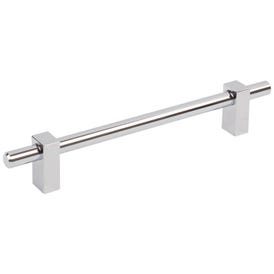 160 mm Center-to-Center Polished Chrome Larkin Cabinet Bar Pull