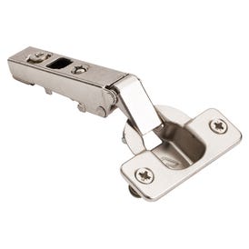 125° Standard Duty Full Overlay Cam Adjustable Self-close Hinge with Press-in 8 mm Dowels