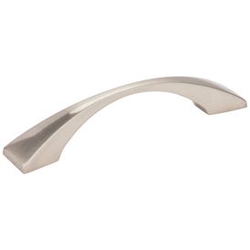 96 mm Center-to-Center Satin Nickel Square Glendale Cabinet Pull