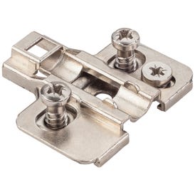Heavy Duty 2 mm Cam Adj Zinc Die Cast Plate with Euro Screws for 700, 725, 900 and 1750 Series Euro Hinges