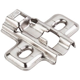 Standard Duty 0 mm Non-Cam Adjustable Steel Plate for 700, 725, 900 and 1750 Series Euro Hinges