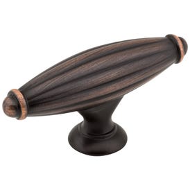 2-5/8" Brushed Oil Rubbed Bronze Glenmore Cabinet "T" Knob