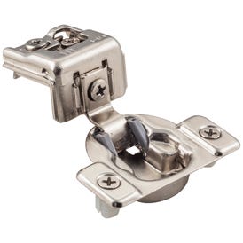 105° 1-1/4" Overlay DURA-CLOSE® Self-close Compact Hinge with Press-in 8 mm Dowels