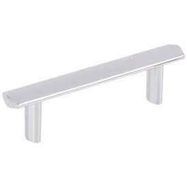 3" Center-to-Center Polished Chrome William Cabinet Pull