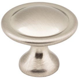 1-1/8" Diameter Button Watervale Cabinet Mushroom Knob