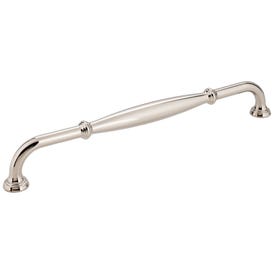 12" Center-to-Center Polished Nickel Tiffany Appliance Handle