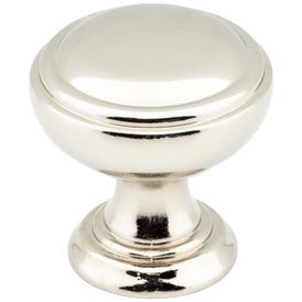 1-1/4" Diameter Polished Nickel Tiffany Cabinet Knob