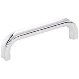 96 mm Center-to-Center Polished Chrome Rae Cabinet Pull