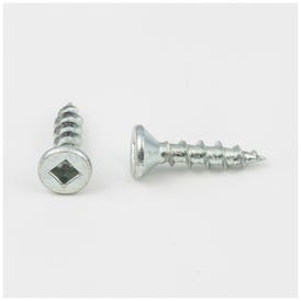 #6 x 5/8" Zinc Plated Square Drive Coarse Thread Flat Head Screw Sold by the Box. Order 6 for a Box of 6,000 Screws