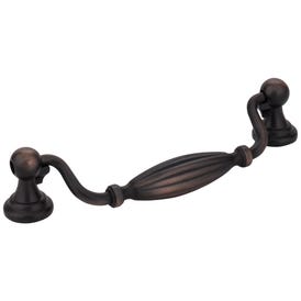128 mm Center-to-Center Brushed Oil Rubbed Bronze Glenmore Cabinet Drop Pull