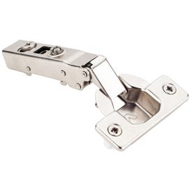 125° Heavy Duty Full Overlay Cam Adjustable Self-close Hinge with Press-in 8 mm Dowels