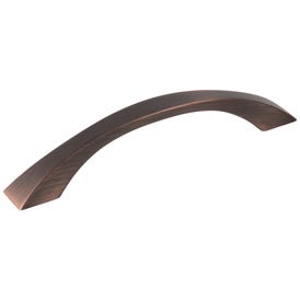 128 mm Center-to-Center Brushed Oil Rubbed Bronze Flared Philip Cabinet Pull