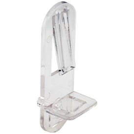 Clear 1/4" Pin Shelf Lock For 5/8" Shelf - Priced and Sold by the Thousand