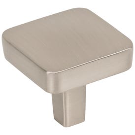 1-1/4" Overall Length Satin Nickel Whitlock Cabinet Knob