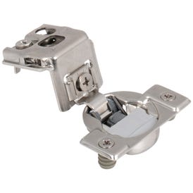 105° 1-1/2" Overlay Heavy Duty DURA-CLOSE® Soft-close Compact Hinge with Press-in 8 mm Dowels
