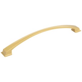 224 mm Center-to-Center Brushed Gold Arched Roman Cabinet Pull