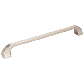224 mm Center-to-Center Satin Nickel Square Marlo Cabinet Pull