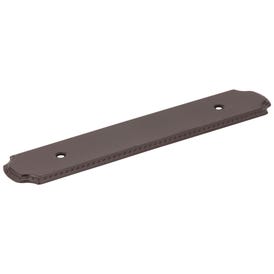 6-1/8" O.L. (96 mm Center-to-Center) Dark Bronze Rope Pull Backplate