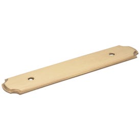 6-1/8" O.L. (96 mm Center-to-Center) Satin Brass Rope Pull Backplate