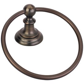Fairview Brushed Oil Rubbed Bronze Towel Ring - Retail Packaged