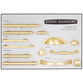 Jeffrey Alexander Brushed Gold Designer Grey Display Board