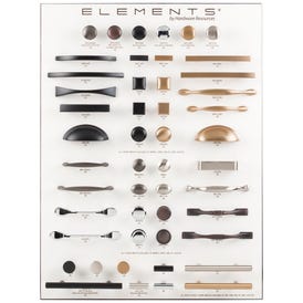Elements Variety White Display Board