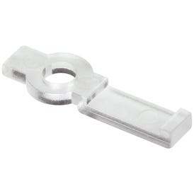 Side Bend Loop Mounting Clip, Clear